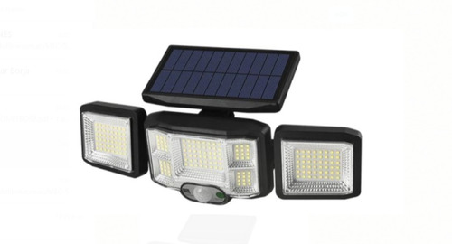 Lámpara Led Energía Solar Con Sensor Movimiento 