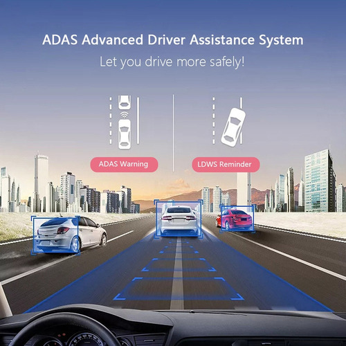 . Dash Adas Coche Dvr Adas Dashcam Dvrs Video Hd 720p Usb