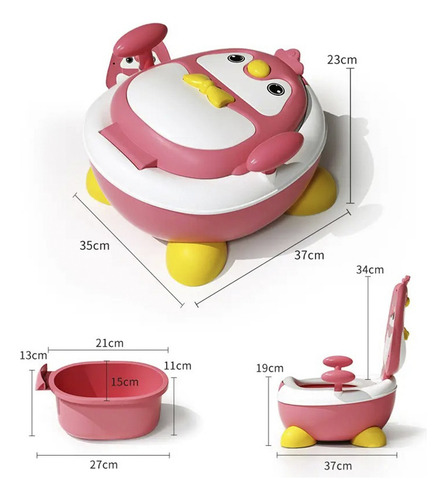 Troninho Privadinha Lorben Assento Pinico Infantil Pinguim