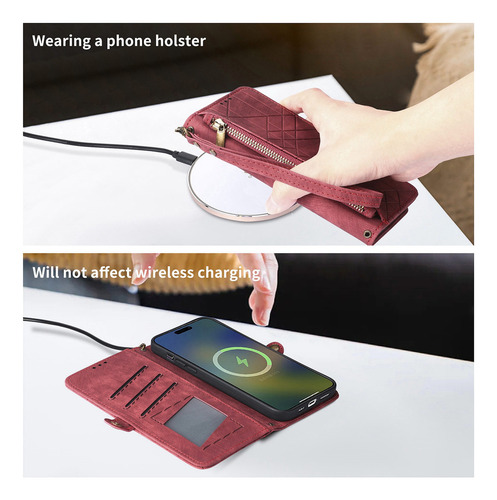 Funda De Piel Tipo Cartera Para Honor X8c X8b X8a
