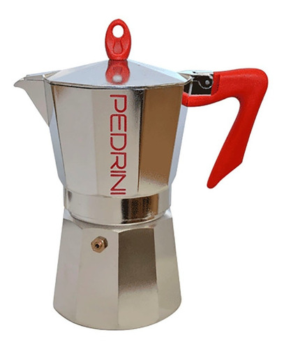 Cafetera Express Pedrini 6 Tz  Asa Roja Brillante 9084-0