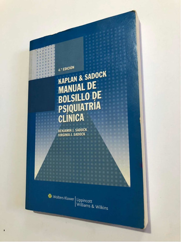 Libro Manual De Bolsillo De Psiquiatría Clínica - 4ta Ed.