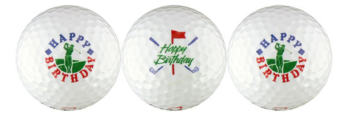 Feliz Cumpleaño W Golfista Clube Pelota Golf Set Regalo