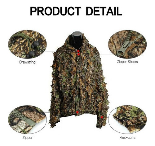 Roupa De Camuflagem Tática Sniper Camouflage Suit