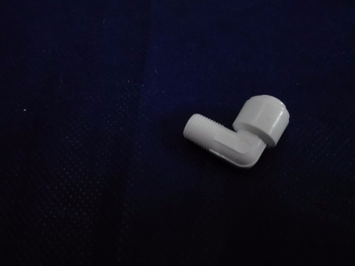 Imagen 4 de 6 de Conector Acople Rapido Codo Rosca 1/8 Tubo 1/4 Osmosis Inv