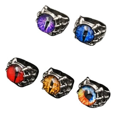 Anillo Ojo De Dragon Regulable