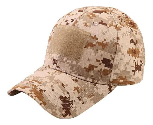 Gorra Operador Digital Desert + Parche Plástico Castigador Marrón Claro Regulable Desert Digital
