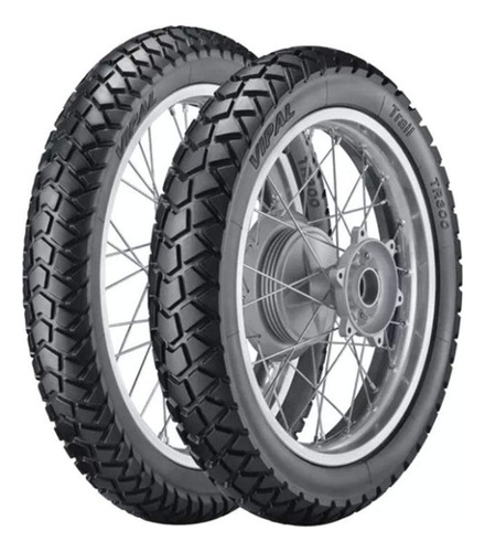 Par Pneu Xre300 Xr250 90/90-21 + 130/80-18 Tr300 Vipal