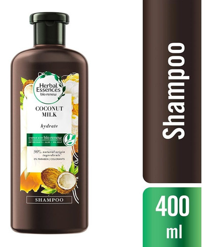 Imagen 1 de 1 de Shampoo Herbal Essences Coconut Milk 400ml