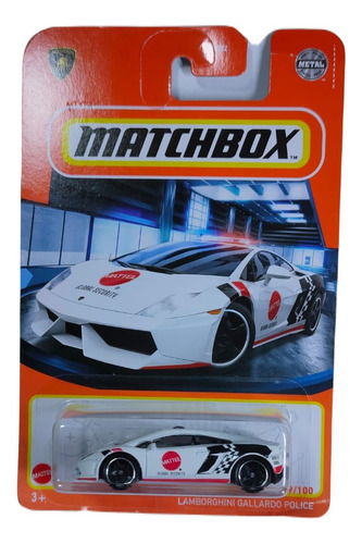 Matchbox Deportivo Lamborghini Gallardo Lp 560-4 Polizia