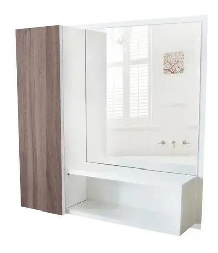 Botiquin Moderno Espejo De Baño Organizador Fabrica Bm-222