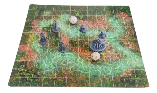 Kit 4 Mapas Juegos De Rol (flipmat- Battlemats)