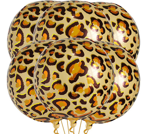 Grandes Globos De Leopardo Para Fiesta De Cumpleaños - 22 Pu