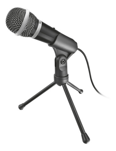 Microfono Analogo Pc Escritorio Ca-mic Color Negro