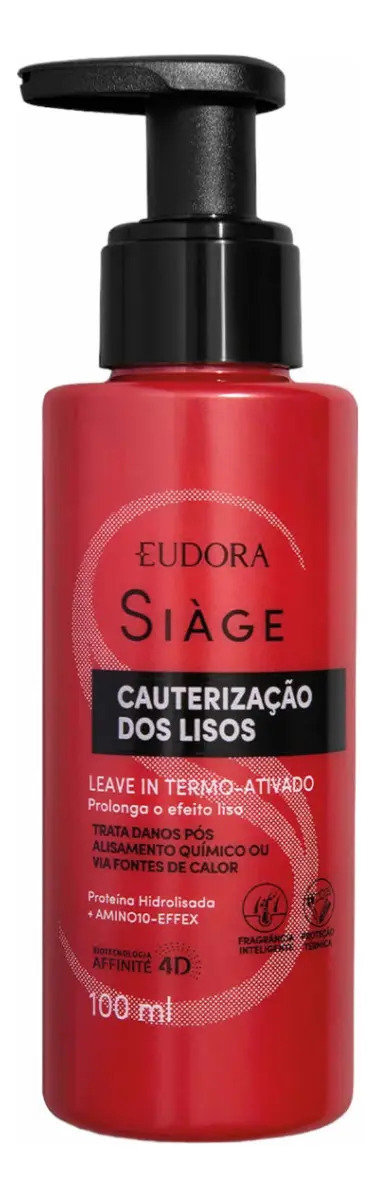 Eudora Siàge Cauterização Dos Lisos Leave-in Capilar 100ml