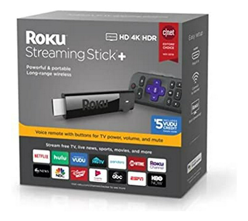 Roku Streaming Stick+ | Dispositivo De Streaming (Reacondicionado)