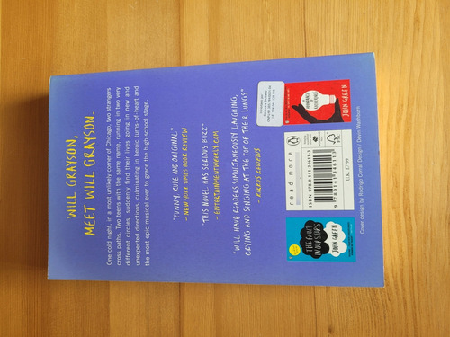 Will Grayson, Will Grayson , John Green & David Levithan