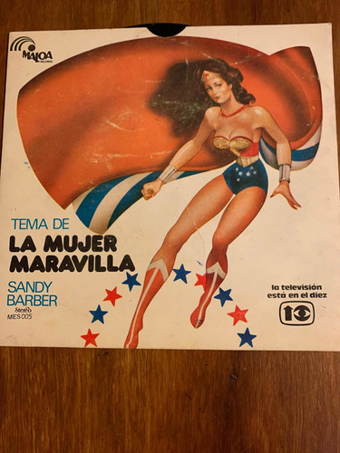 Disco Vinilo Tema De La Mujer Maravilla