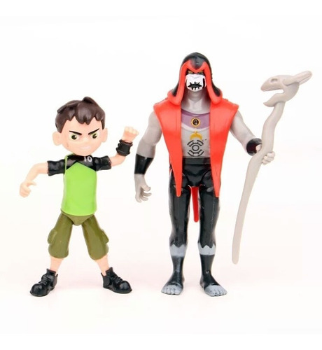 Boneco Ben 10 Kit 9 Bonecos Ben 10 Com Luz De Led 13 Cm