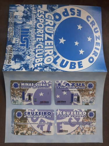 Cartao Telefônico Futebol Cruzeiro Telemig Memorabilia (Usado)