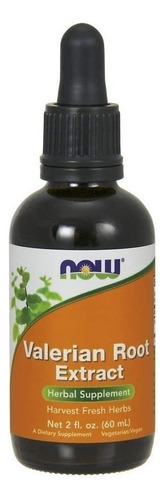 Valerian Root Extract 60ml, Extrac Raiz Valeriana, Now,