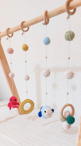 Gimnasio Montessori/ Naútico/regalo Para Recién Nacido/juego