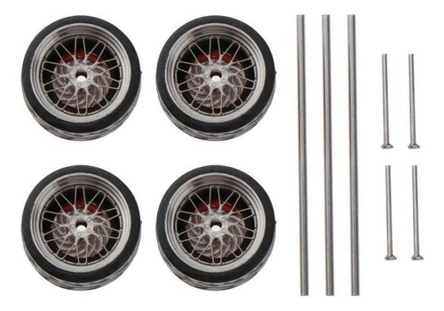 Neumáticos De Goma Para Coche Modelo Rc De 4 Piezas En A4