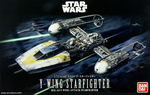 Y-wing Starfighter Star Wars 1/72  Model Kit