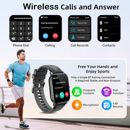 Watch Watch Call De 2 Pulgadas, Pantalla Completa, Smart Lif
