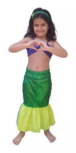 Fantasia Sereia Baby, Roupa Infantil para Menina Usado 38378059