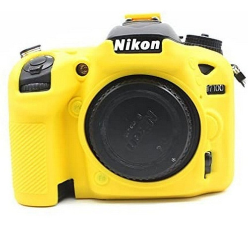 Funda De Cámara De Silicona Blanda Para Nikon D7100 D7200