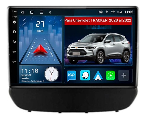 Stereo Android 12 Gps Chevrolet Tracker 2gb+32gb+carplay Bt 