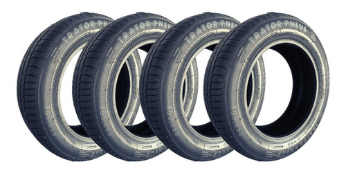 Kit 4 Pneu 185/60/15 Remold + 4 Bico Com 1 Ano De Garantia