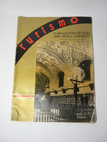 Turismo Revista Peruana De Viajes Artes Y Letras 1952