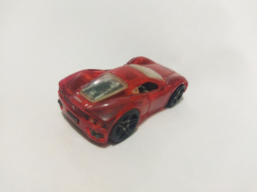 Hot Wheels Ferrari 360 Modena Rojo Trasparente