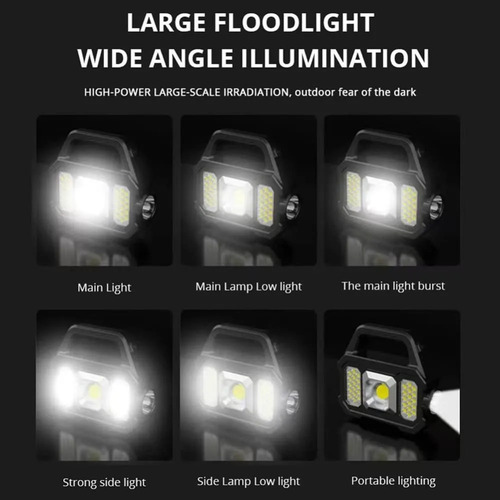 Reflector De Linterna Led Recargable Para Acampar Con Luz So