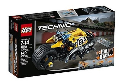 Juego De Vehículo Avanzado Lego Technic Stunt Bike 42058