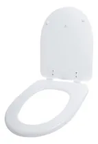 Comprar Asiento Tapa Inodoro Murano Mdf Herrajes Nylon Derpla * Color Blanco