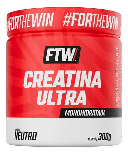 Creatina FTW em pó Sem sabor x 300g