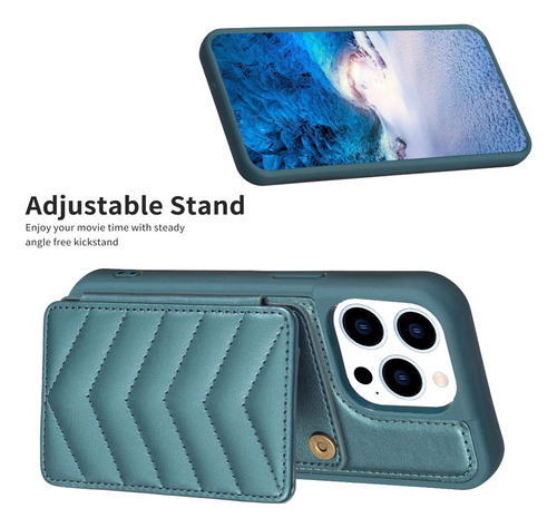 Funda De Piel De Lujo Con Ranura Para Tarjetas Tipo Cartera Para iPhone