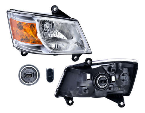 Faro Dodge Caravan 2008 - 2010 Americano C/foco Derecho