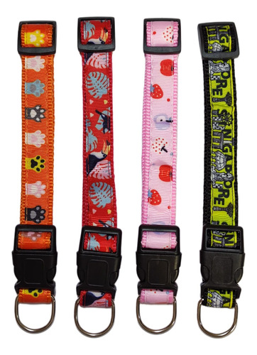 Collar Para Perro Estampado Talla S M