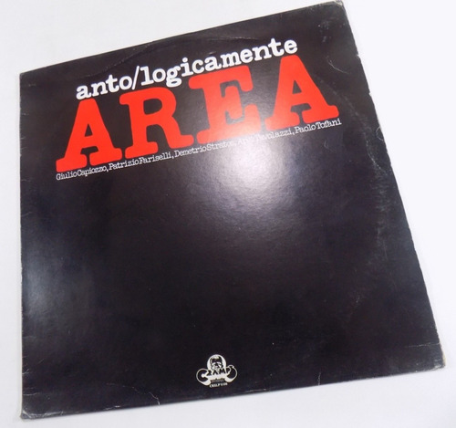 Area Anto/ Logicamente Vinilo Lp Italia Rock Progresivo 1977