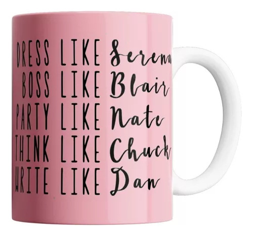 Taza De Cerámica - Gossip Girl (like)