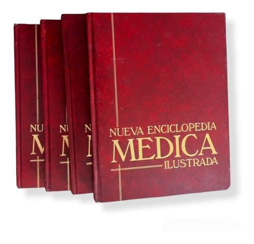 Enciclopedia Médica Ilustrada Libros 4 Tomos 