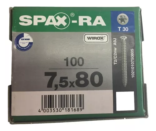 5 Cajas Tornillos Spax-m 3.5 X 40 Para Mdf (200 Pz Por Caja)