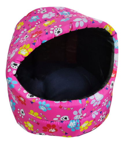 Cama Mascotas Perros Gatos Iglu Estampado Acogedora Talla Xl