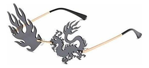   De Sol - Flamed Dragon Sunglasses For Women- Men Irr