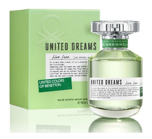 Benetton United Dreams Live Free Edt 80 Ml