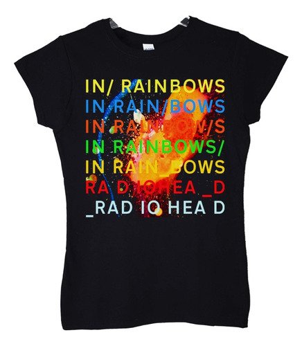 Polera Mujer Radiohead In Rainbows Rock Abominatron